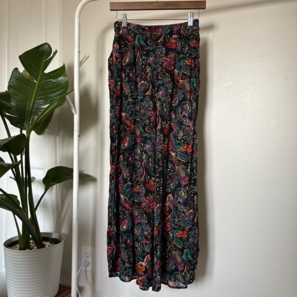 Free People Intimately Free Paisley Flare Pant Size XS